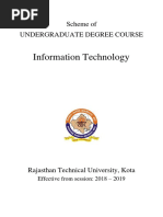 RTU B.Tech CSE 4th Semester Syllabus | PDF | Computing | Science