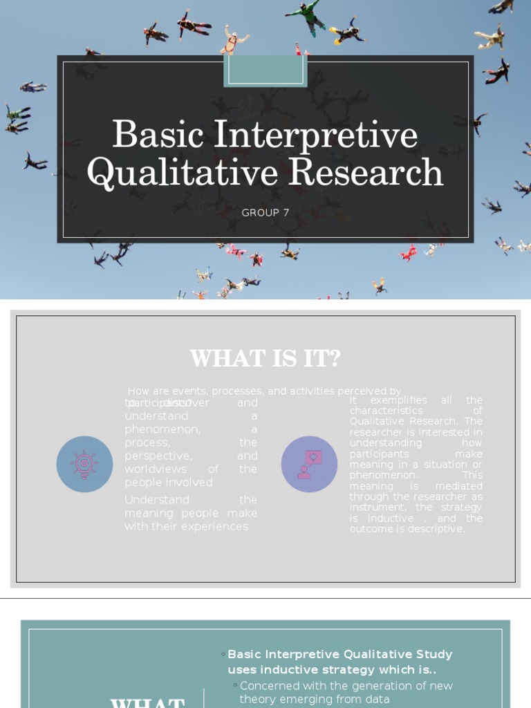 Basics of Interpretive Qualitative Research | PDF | Career & Growth ...