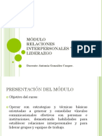 Relaciones Interpersonales y Liderazgo