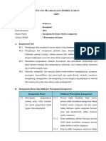 RPP Prakarya K9 Kerajinan Genap (Kerajinan Berbasis Media Campuran)