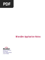 MicroSim Application Notes PDF