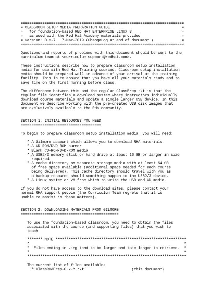 Class RHAPrep PDF Usb Flash Drive Cd Rom