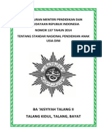 Peraturan Menteri Pendidikan Dan Kebudayaan Republik Indonesia