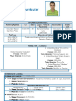 Curriculo Alexander Marchena