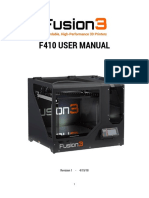 Fusion 3 F410 3D Printer Manual