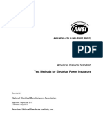 American National Standard Test Methods For Electrical Power Insulators