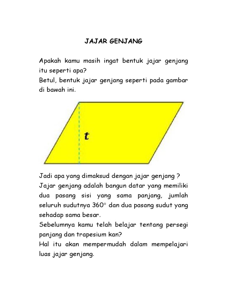 Jajar Genjang Docx