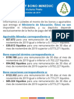 2019- Información BONOS MINEDUC VP