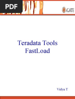 Teradata Tools Fastload: Vidya T