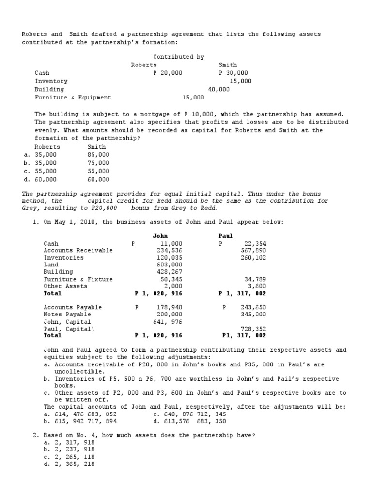 q1 1 | PDF | Balance Sheet | Financial Accounting
