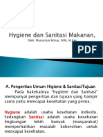 Pengertian Dan Tujuan Tentang Hygiene Sanitasi Makanan