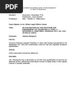 Case Digest Basic Legal Ethics Subject IN THE MATTER OF THE PETITION FOR DISBARMENT OF TELESFORO A. DIAO, v. SEVERINO G. MARTINEZ, Petitioner (A.C. No. 244, 29 March 1963)