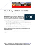 Adhesion Testing PDF