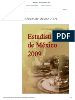 Estadísticas de México 2009