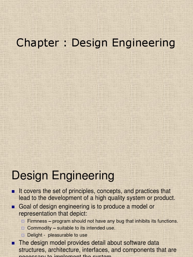 Design Engineering - Software Design | PDF | Menu (Computing