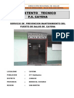 Sustento Tecnico - TDR - Cayena