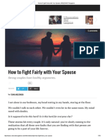 How To Fight Fairly With Your Spouse - RELEVANT Magazine