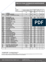 Lista de Precios DXN