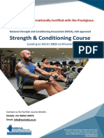 Brochure - Strength & Conditioning