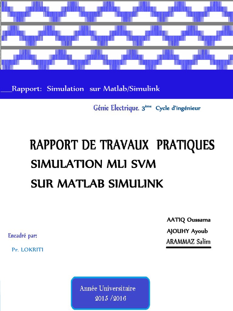 La Commande MLI SVM Sur Matlab Simulink PDF | PDF | Électronique ...