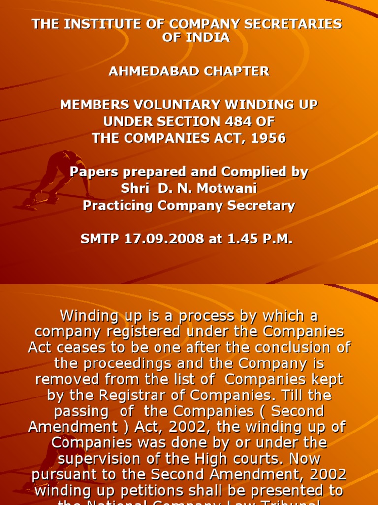 Winding Up | PDF