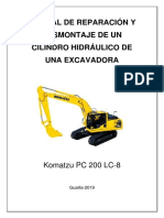 Manual de Reparación y Desmontaje de Un Cilindro Hidráulico de Una Excavadora
