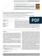 Experimental and Thermo-Mechanical Modeling Optimization of Thermal Friction Drilling For AISI 304 Stainless Steel