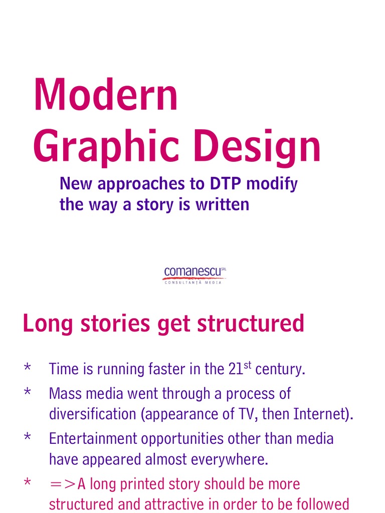Modern Graphic Design in DTP Evolution | PDF | Graphic Design | Page Layout