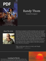 Randy Thom Sound Designer