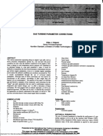 Gas Turbine Parameter Corrections