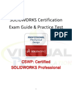 CSWP Guía de examen de certificación de SOLIDWORKS y prueba de práctica