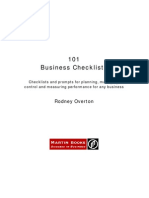 101 Business Checklists