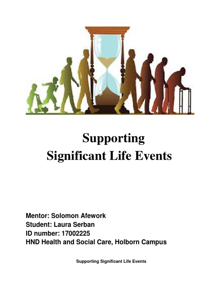 Supporting Individuals Through Life Events | PDF | Stress (Biology) | Grief