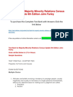 Test Bank For Majority Minority Relations Census Update 6th Edition John Farley