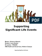Supporting Significant Life Events