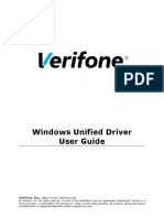 Verifone Unified Driver User Notes