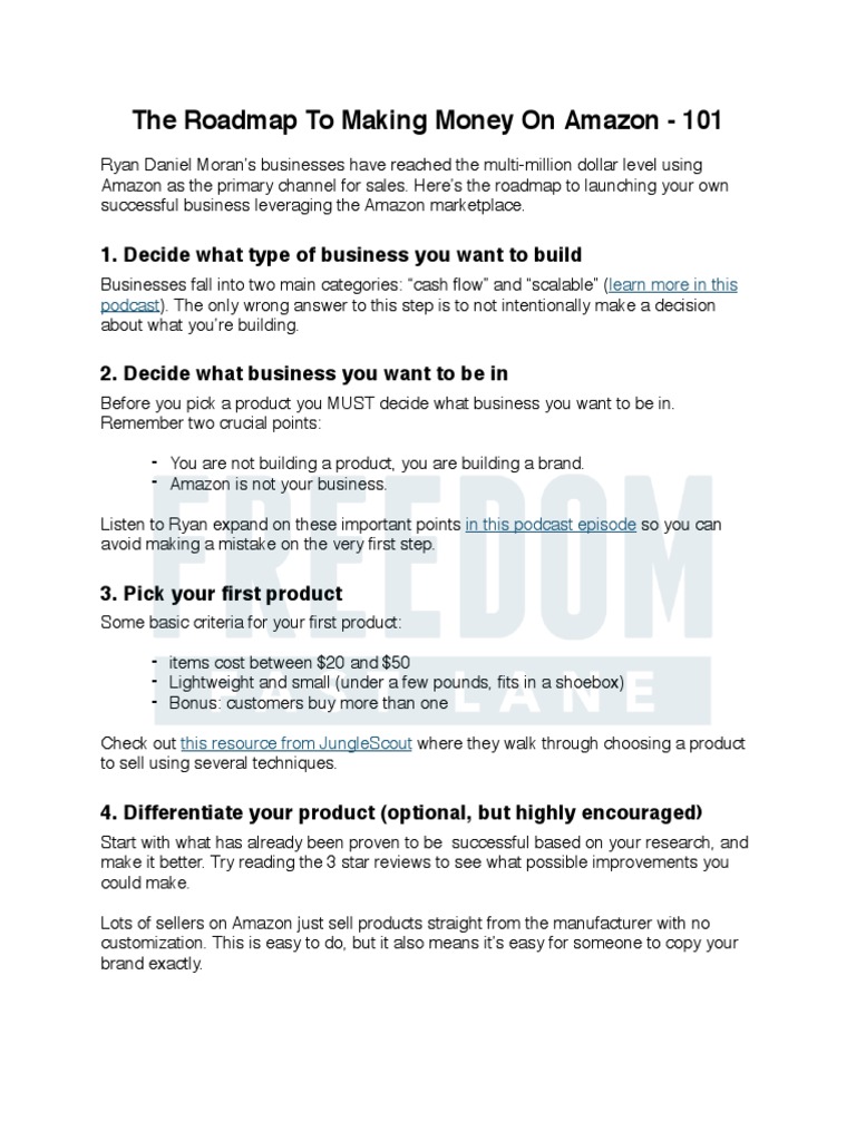 Amazon Business Launch Roadmap 101 | PDF | Brand | Advertising