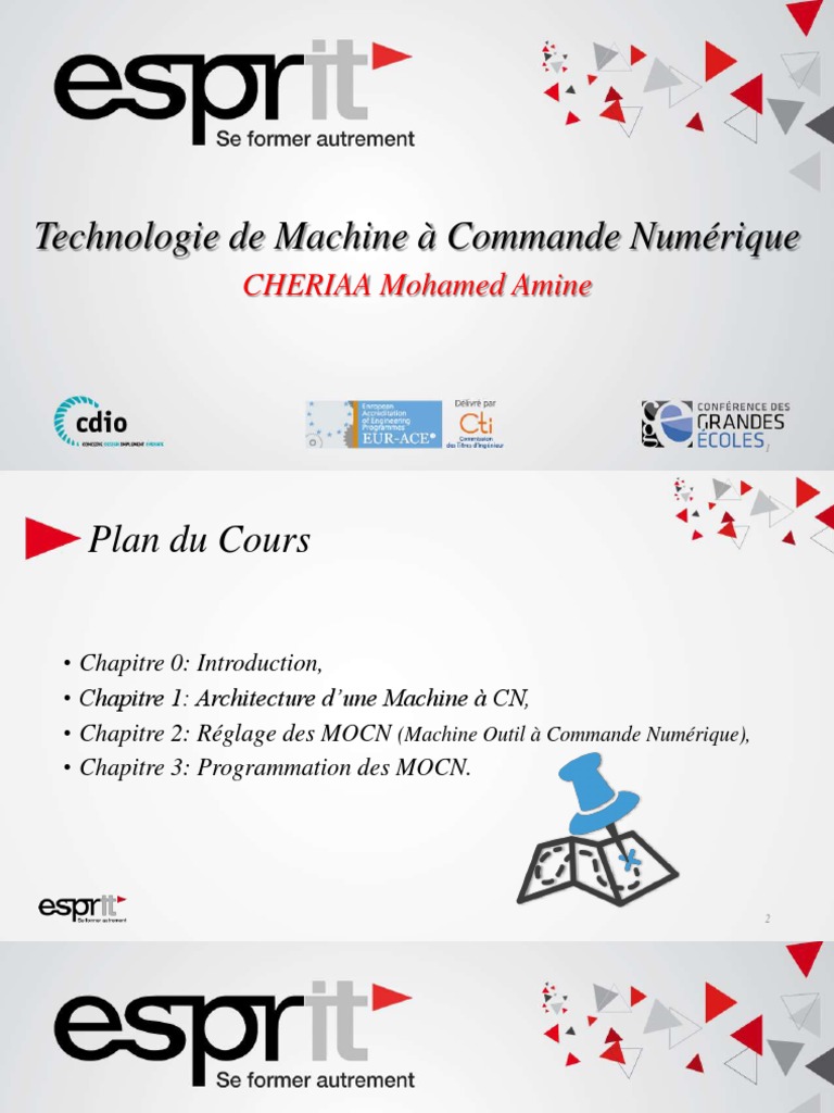 CNC2016 Chapitre 1 Architecture Des MCN PDF | PDF | Machine-outil à ...