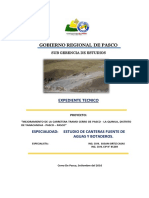 Informe Estudio de Canteras, Fuentes de Agua y Botaderos.