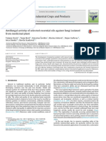 Antifungal activity of selected essential oils against fungi isolatedfrom medicinal plantTatjana