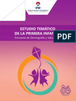 Estudio Temático de Primera Infancia