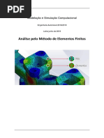 Análise Pelo Método de Elementos Finitos