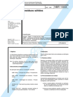 NBR 10004 Resíduos PDF