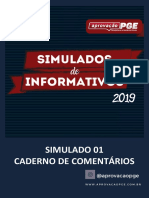 Informativos STF STJ 2019 - Simulado 01 - STJ - Comentários