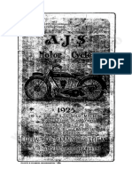 1921 AJS E3 E5 B B1 B2 B5 Instruction Service Manual PDF