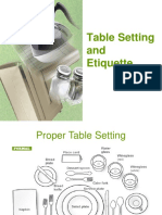 Table Setting and Etiquette Guide