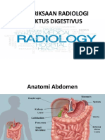 Pemeriksaan Radiologi Traktus Digestivus