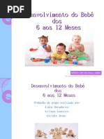 Desenvolvimento do bebé dos 6 aos 12 meses
