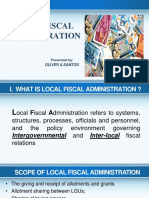 Local Fiscal Administration Report