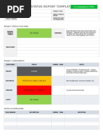 IC Weekly Project Status Report 10673